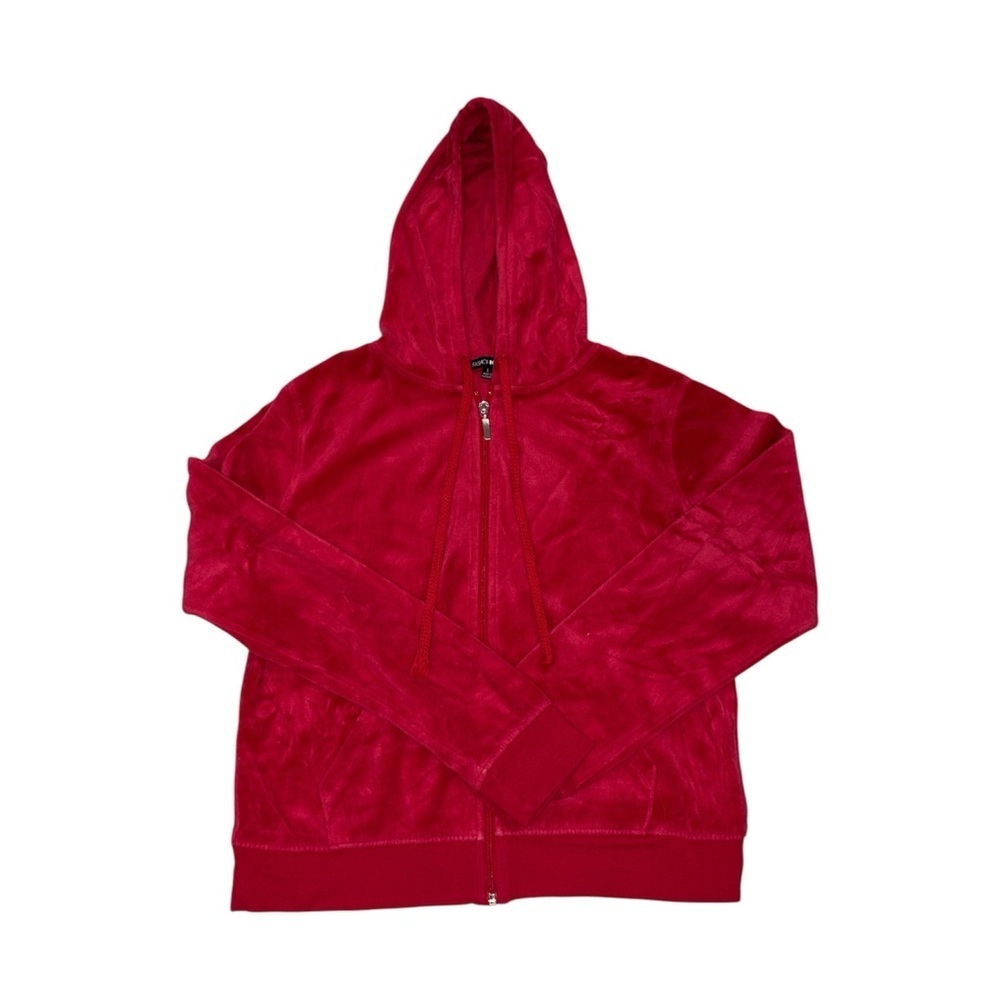 37. Fashion Nova Vibrant Pink Hooded Jacket Size Large